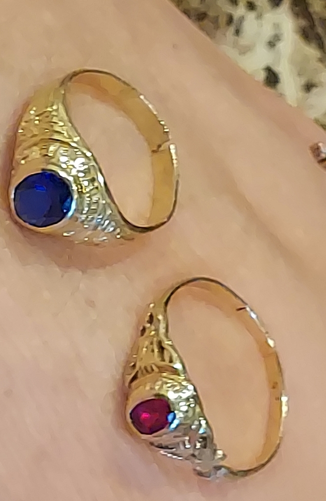 FINALPRICE🔥2ring's Yellow Gold 🤷14k yellow Gold both are BROKEN need to fixed - Picture 3 of 17